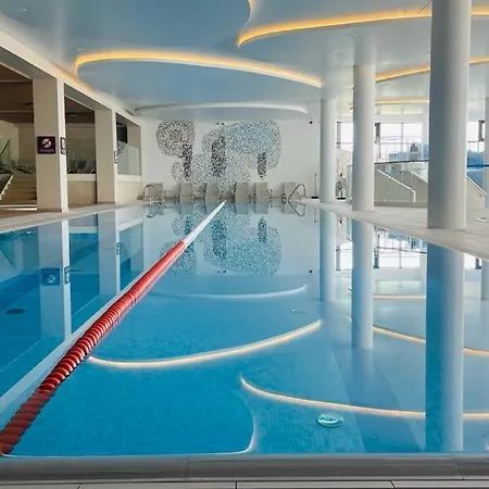 Polanki Aqua Industrial Nielimitowany Dostep Do Basenow - Saun - Miejsce Postojowe Free Apartament Kołobrzeg